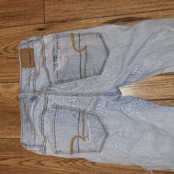 American eagle 2 tone distressed jeans - Picture 8 of 11
